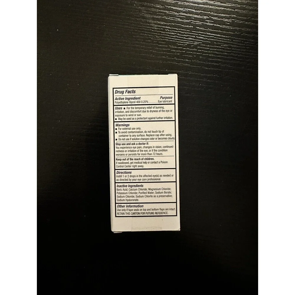 Blink Tears Lubricating Eye Drops For Mild Moderate Dry Eye 0.5 Fl Oz